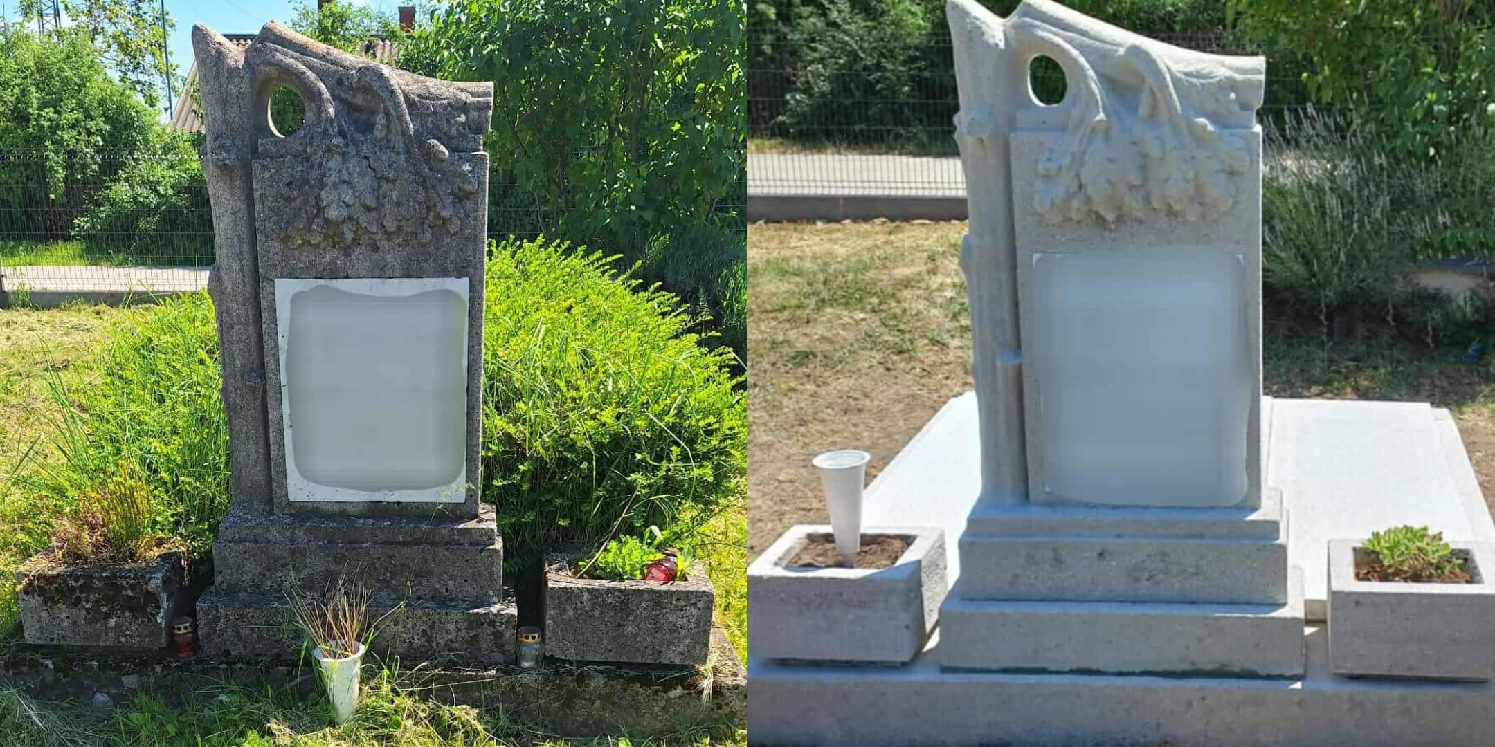 Sírfelújítás, Balaton előtt után 2
